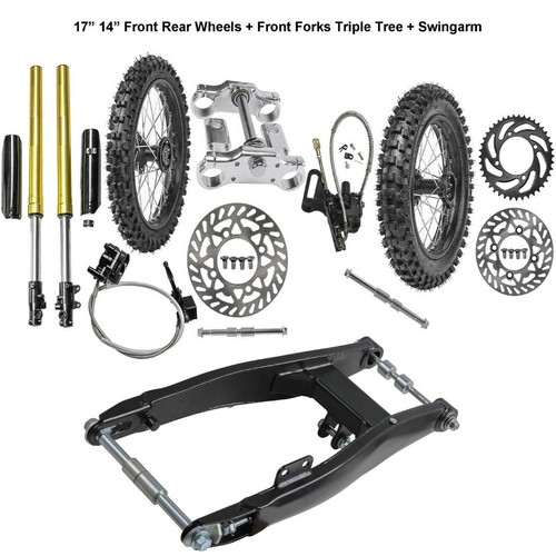 100 14 tire - 70/100-17, rim
